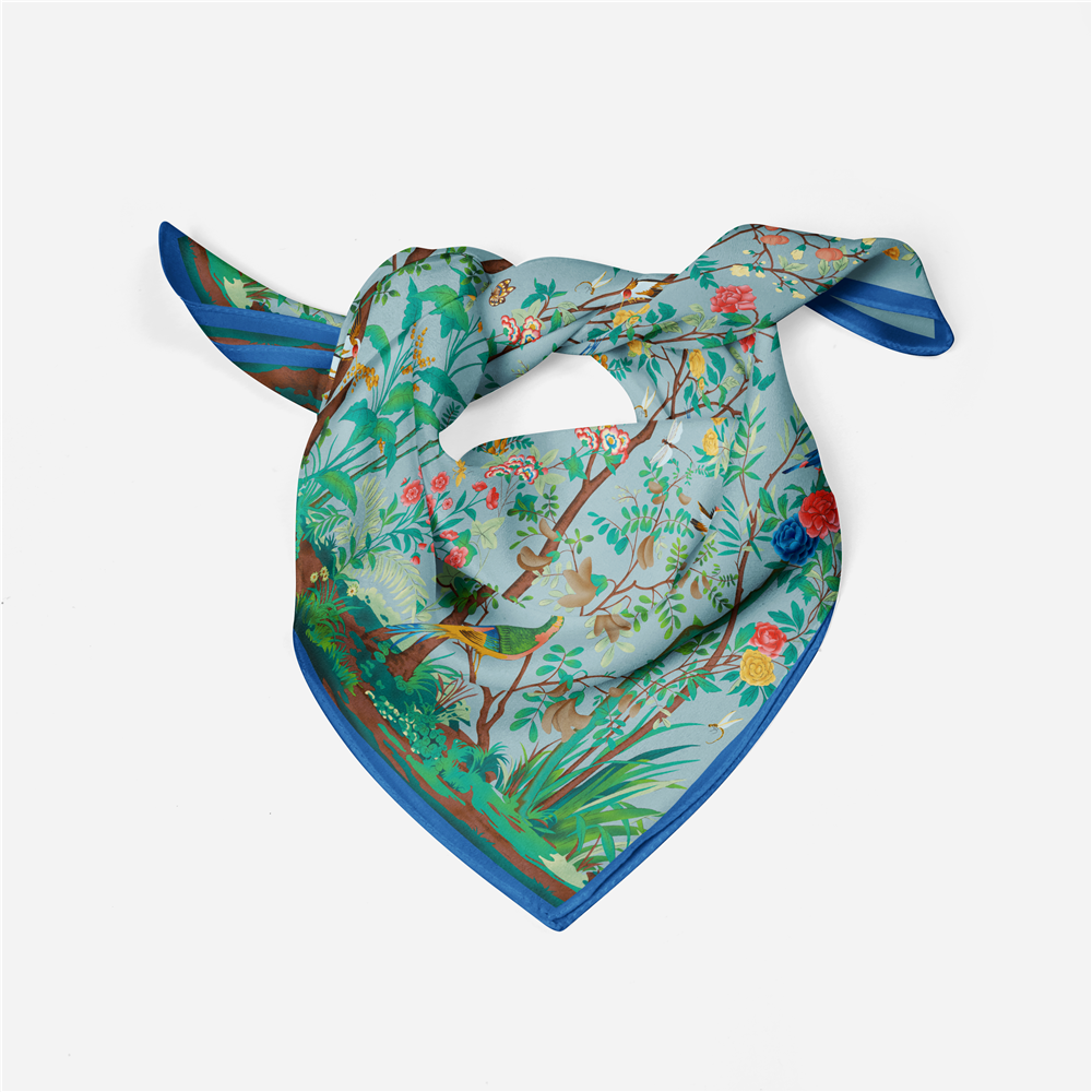 53cm Brand Square Scarf Woman  - Art And Craft Hair review and price