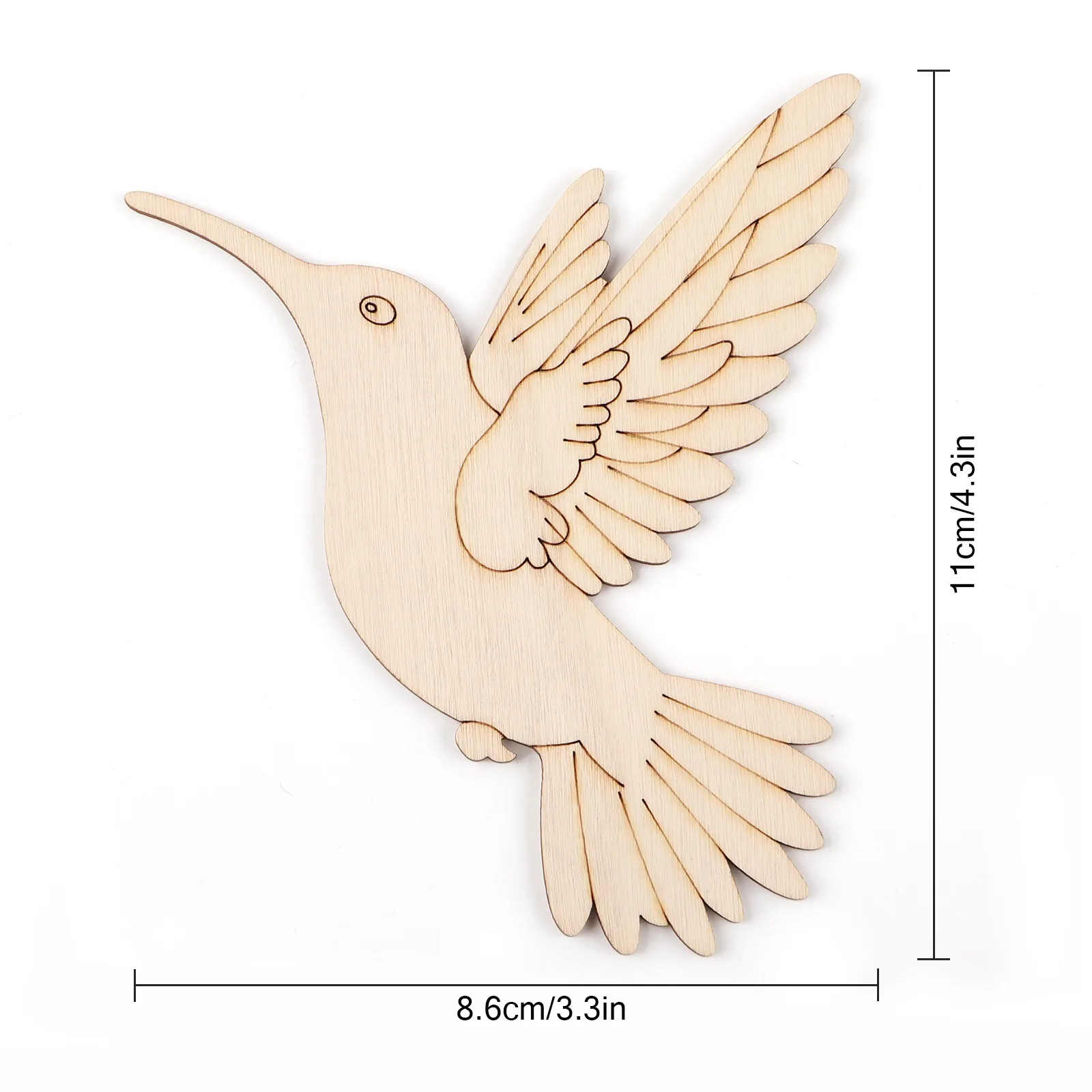 10pcs Unfinished Wood Animal B - Art & Craft Paper For Kids review and price