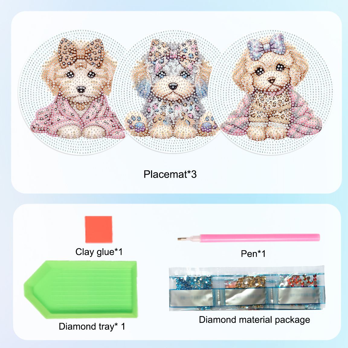 3Pcs Diamond Art Painting Plac - Art Craft Kit review and price