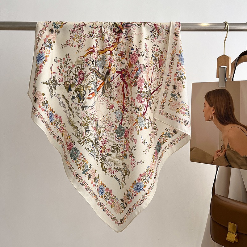 70x70cm Simple Elegance Floral - Art And Craft Hair review and price