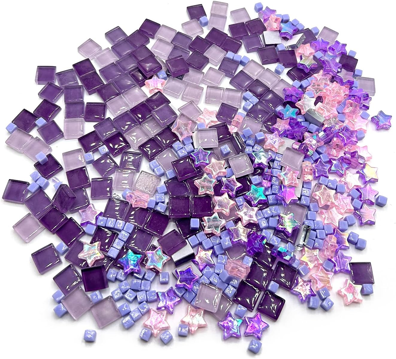 2oz/56G Small Glass Tiles for  - Art Craft Hobbies review and price