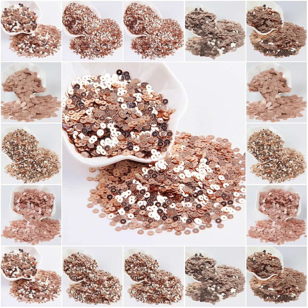 Champagne Sequin 3mm -10mm Gli - Art Craft Cup review and price