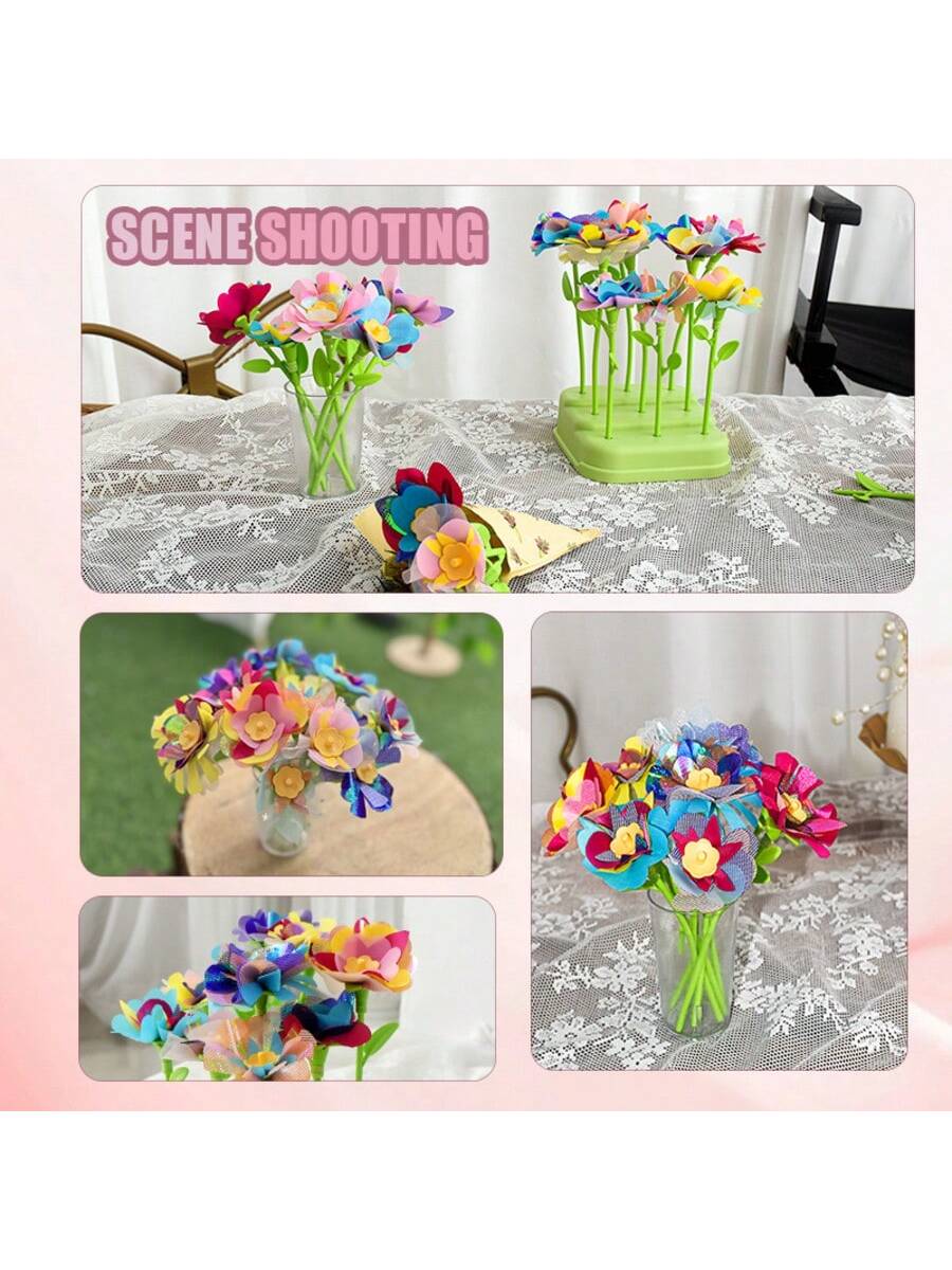Kids Flower Craft Kit with Pre - Art Craft 6 Year Old review and price