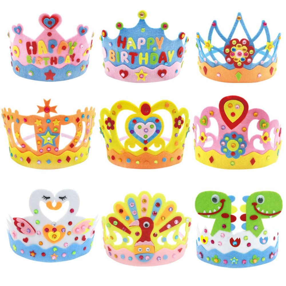 Children's Non-woven DIY Crown - Art Craft 6 Year Old review and price