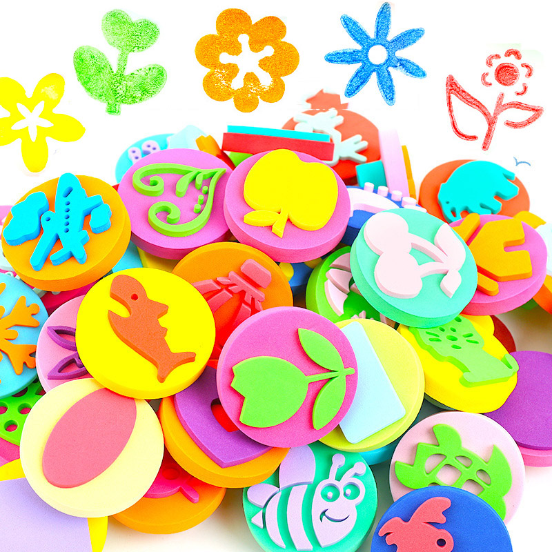 6Pcs/bag Foam Stamps for Paint - Art Craft 6 Year Old review and price