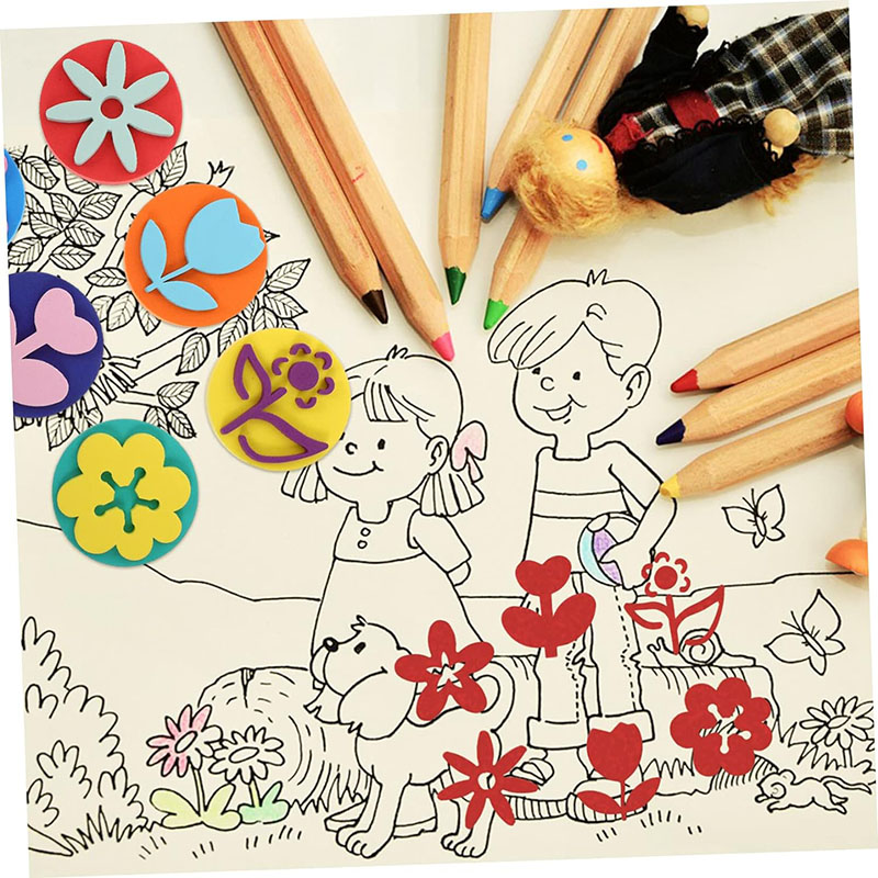 6Pcs/bag Foam Stamps for Paint - Art Craft 6 Year Old review and price