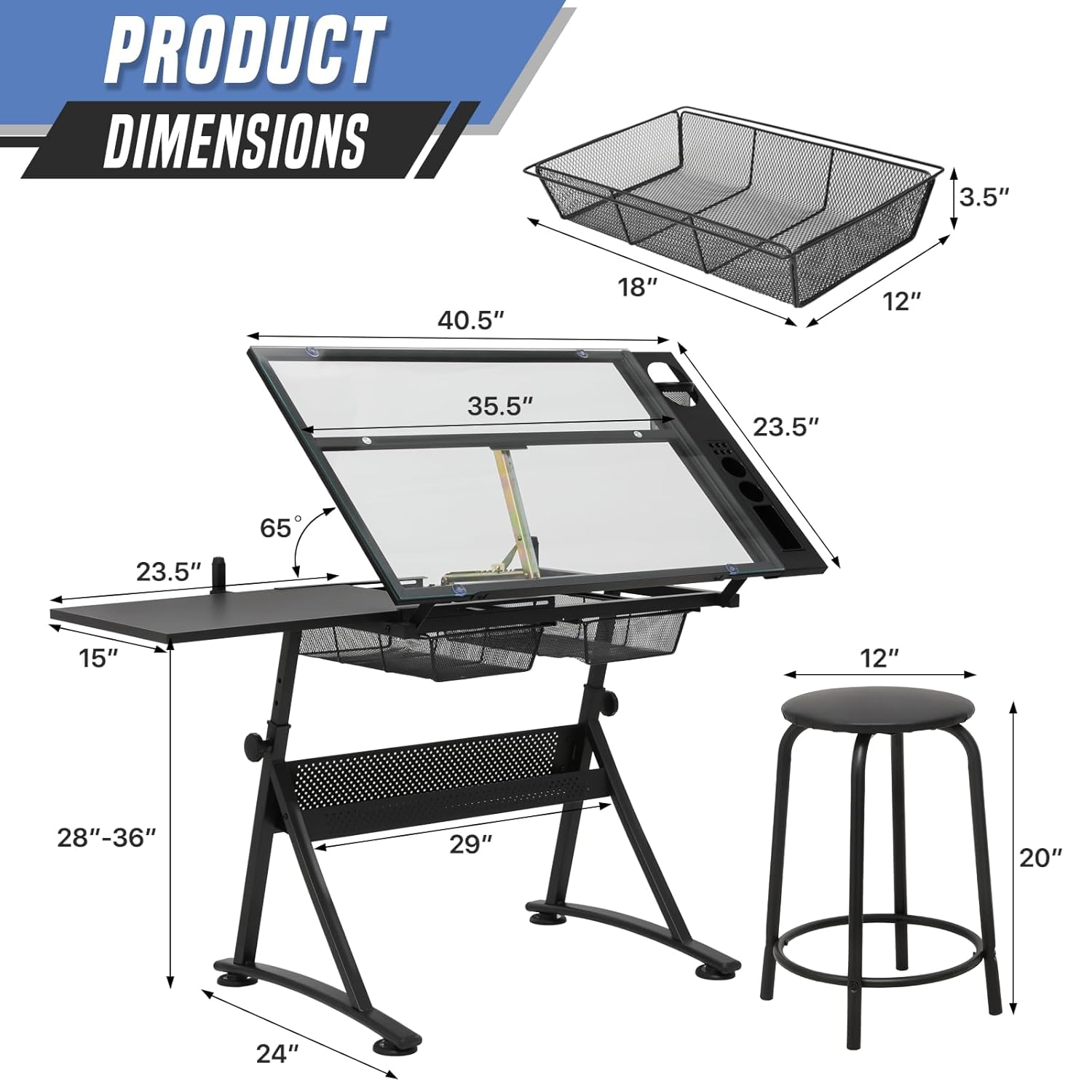 Drafting Table with Height Adj - Art & Craft Paper For Kids review and price