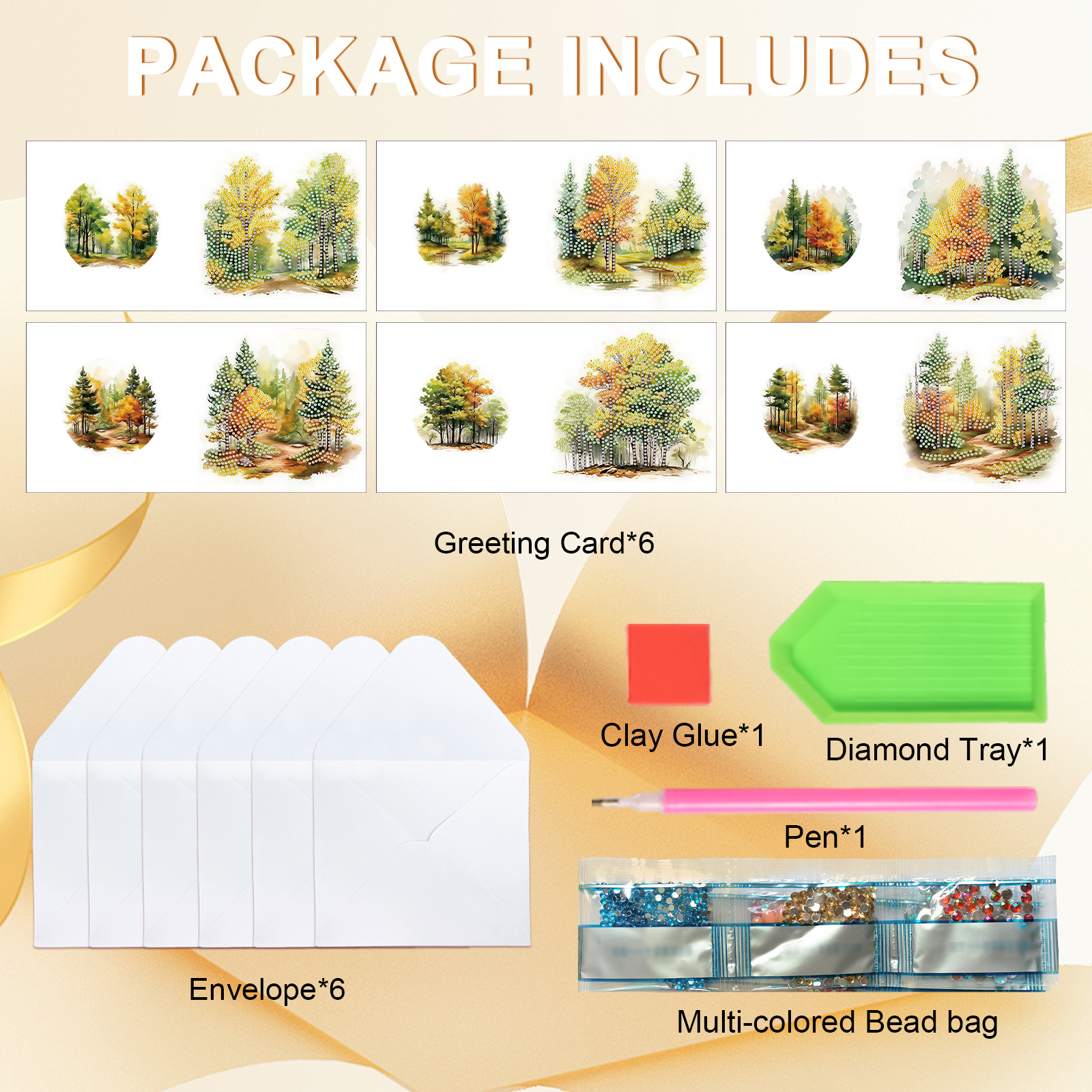 6Pcs Diamond Painting Greeting - Art Craft Kit review and price