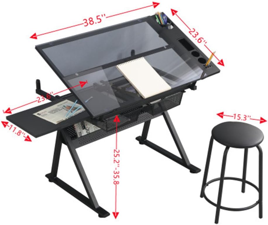Table w/Stool, Height Adjustab - Art & Craft Paper For Kids review and price