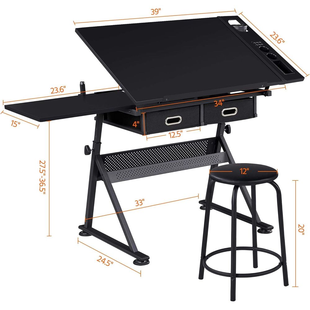 Drafting Table for Artists, He - Art & Craft Paper For Kids review and price