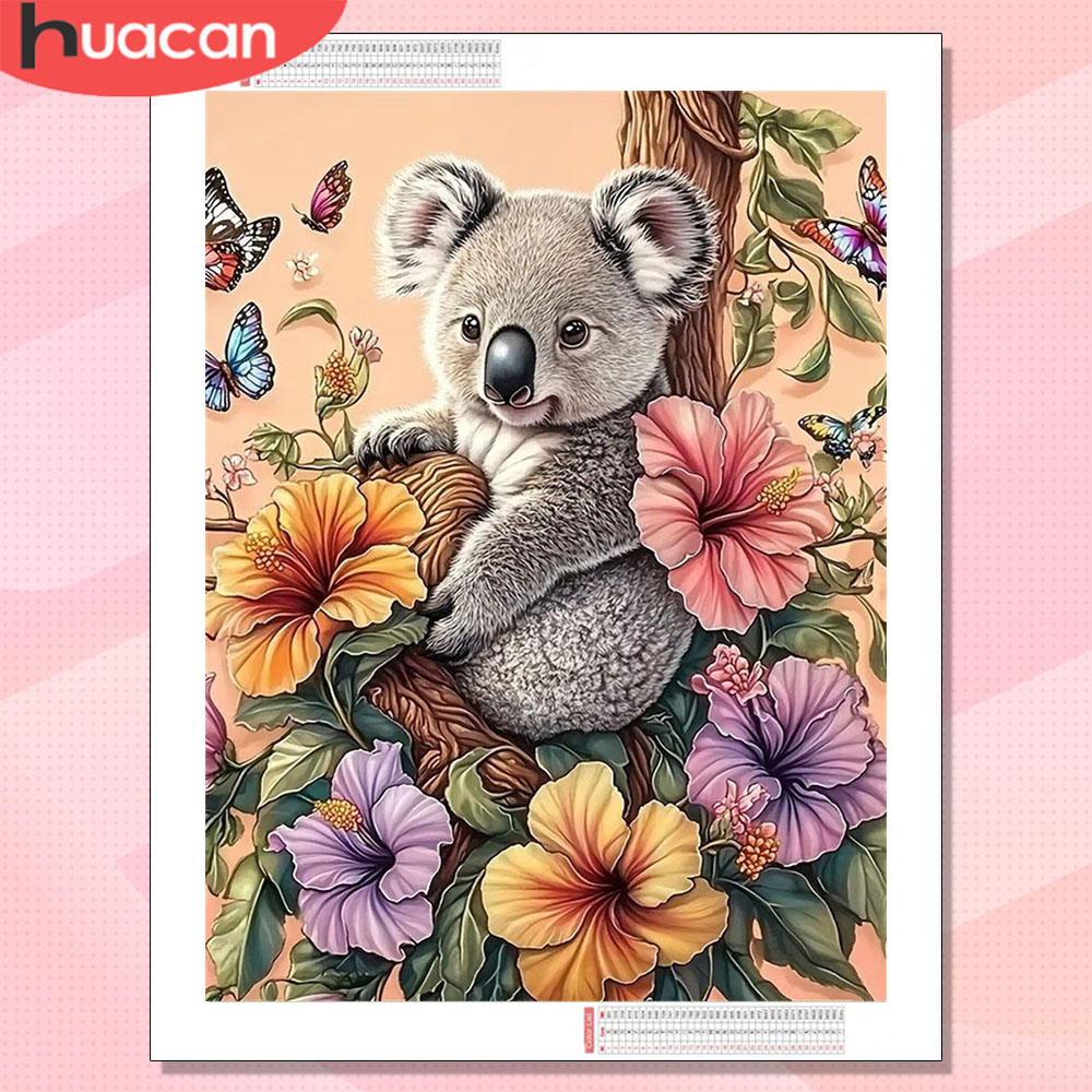 HUACAN Diamond Art Koala Anima - Art Craft Hobbies review and price