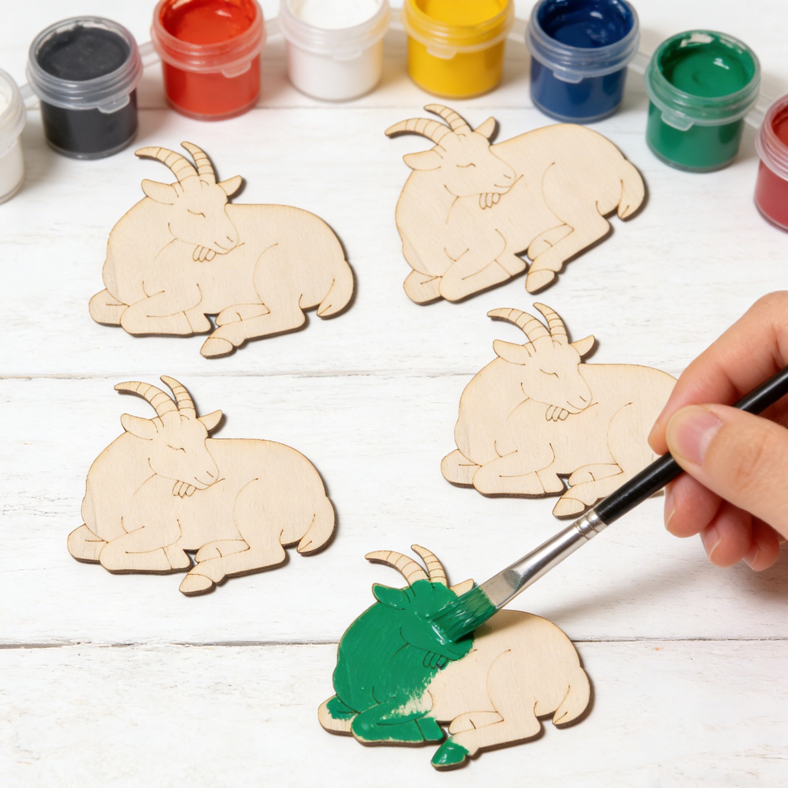 10pcs/set Unfinished Wood Shee - Art & Craft Paper For Kids review and price