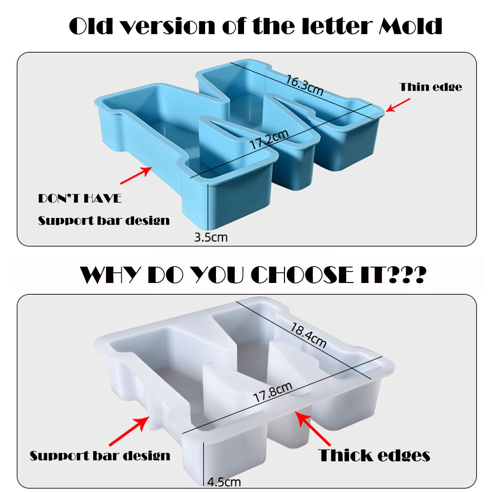 7 Inch Large Letter Silicone M - Art And Craft Letter Z review and price
