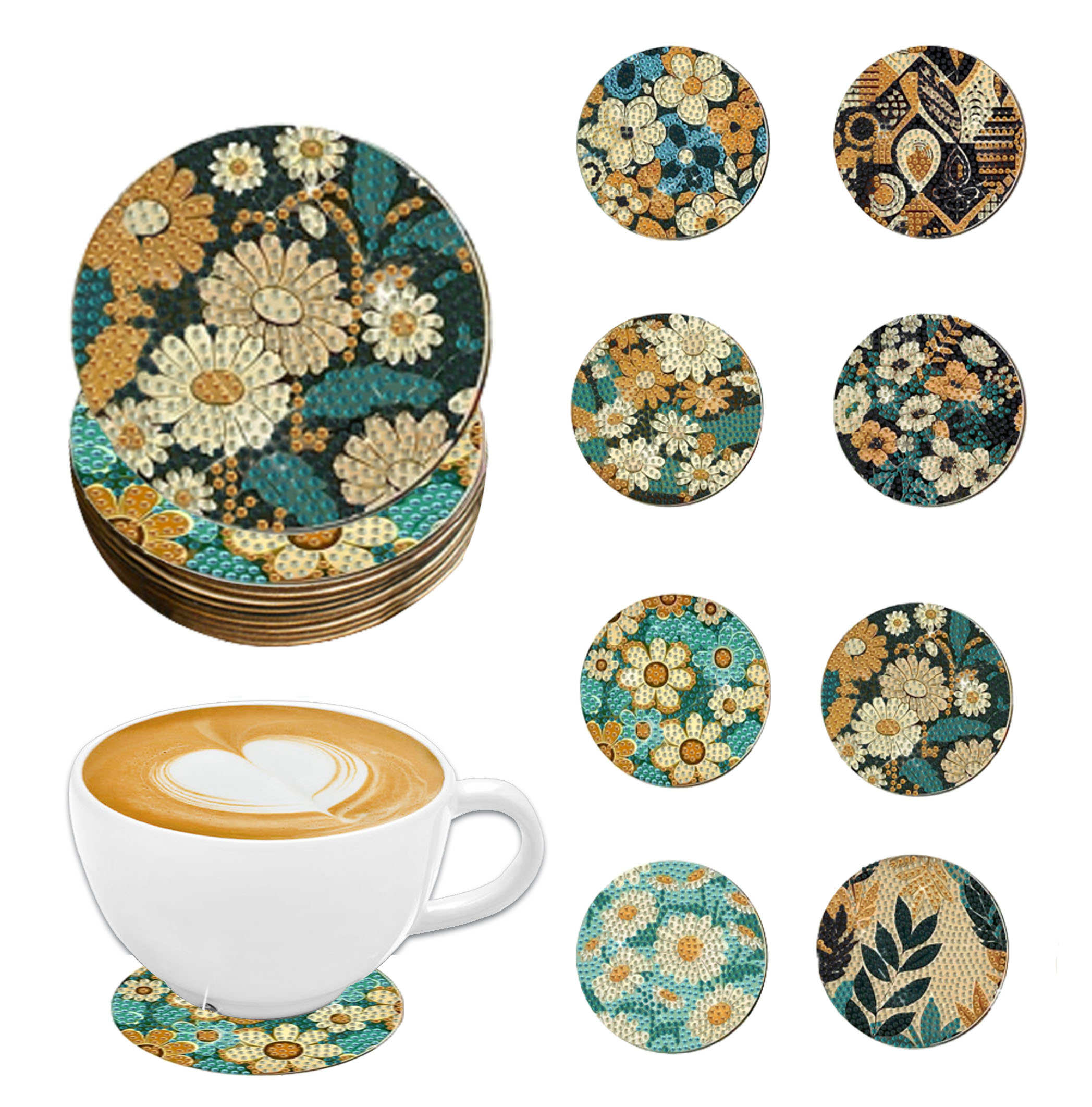 8 pieces DIY diamond Painting  - Art Y Craft review and price