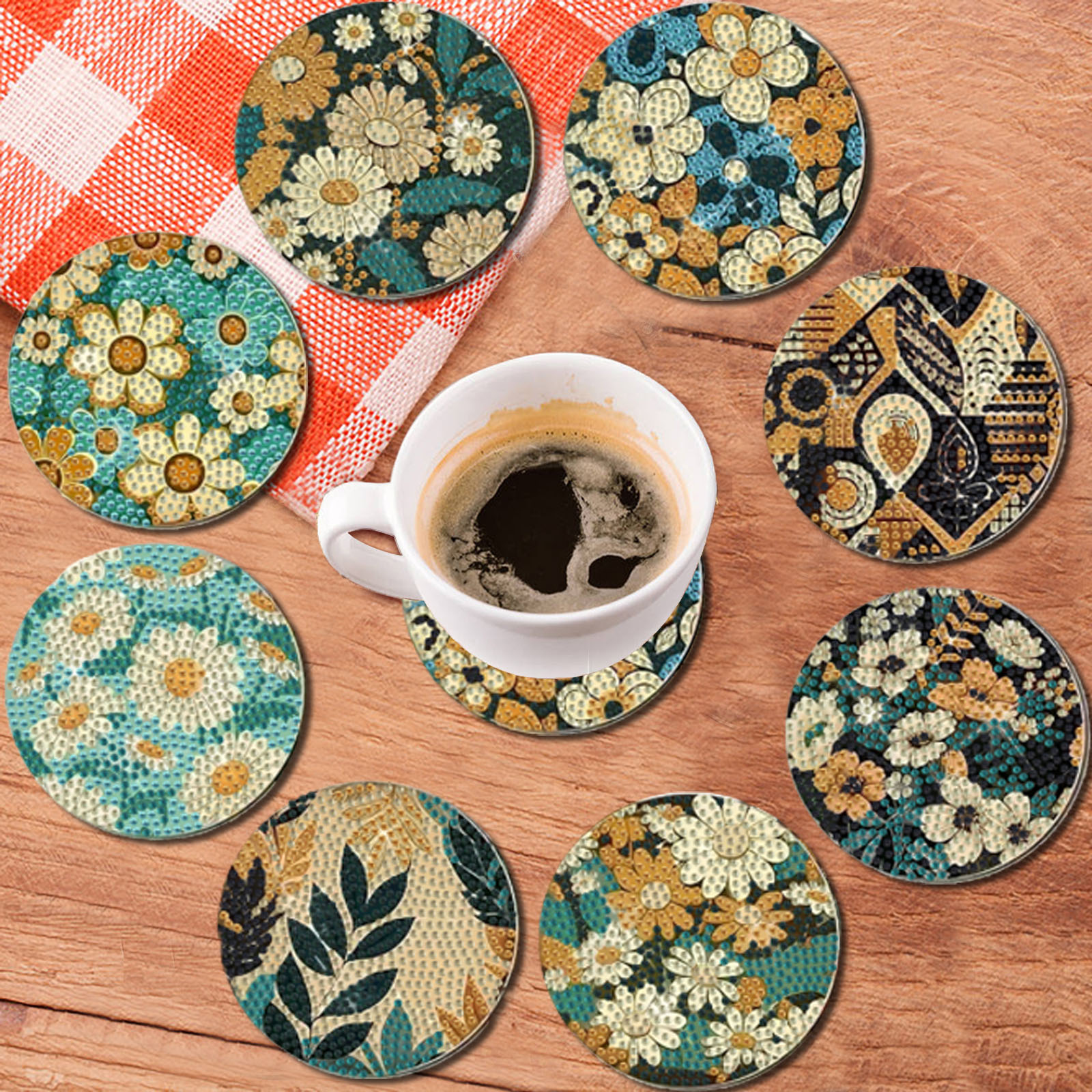 8 pieces DIY diamond Painting  - Art Y Craft review and price