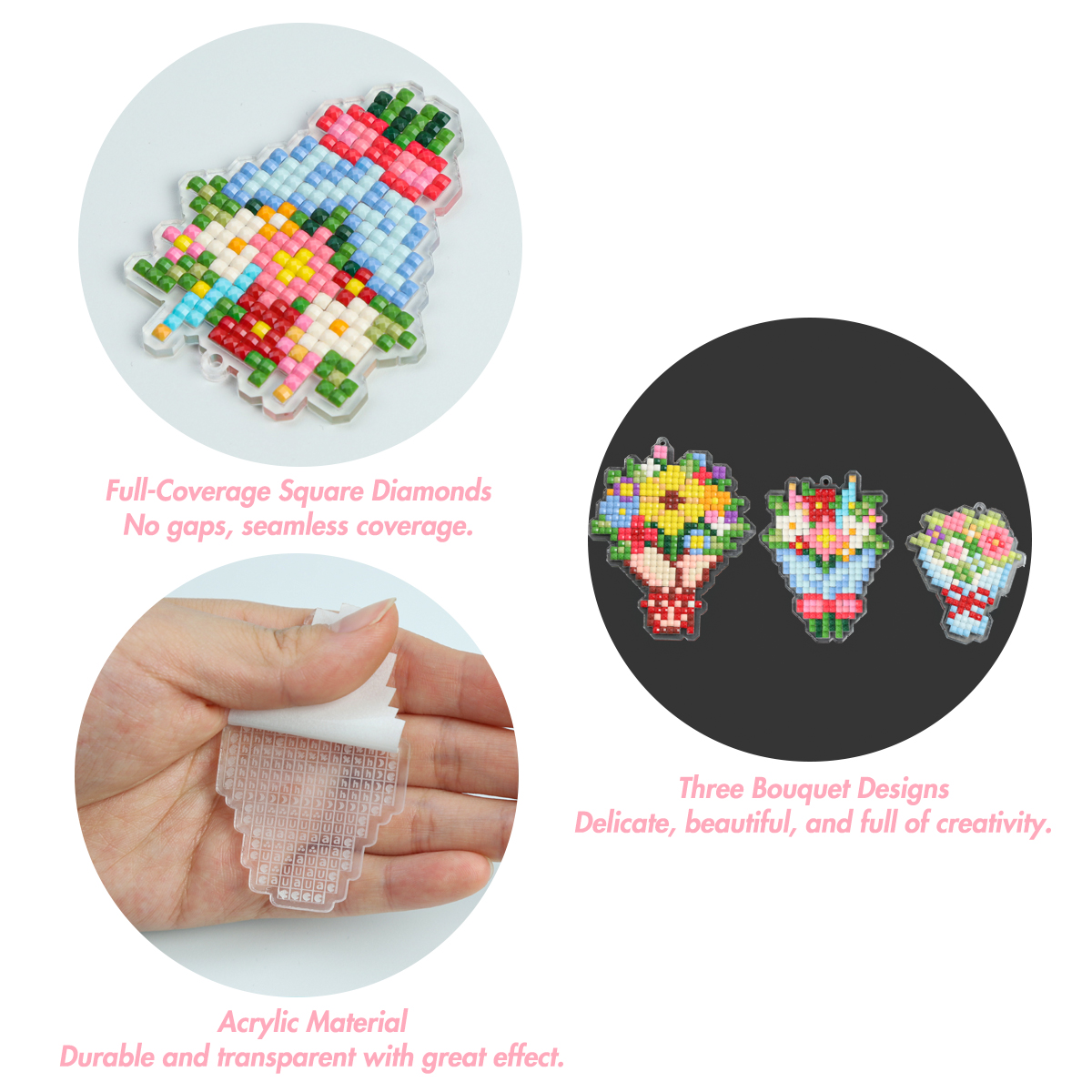 FOREVER YOUNG 3PCS Bouquet Acr - Art Craft Kit review and price