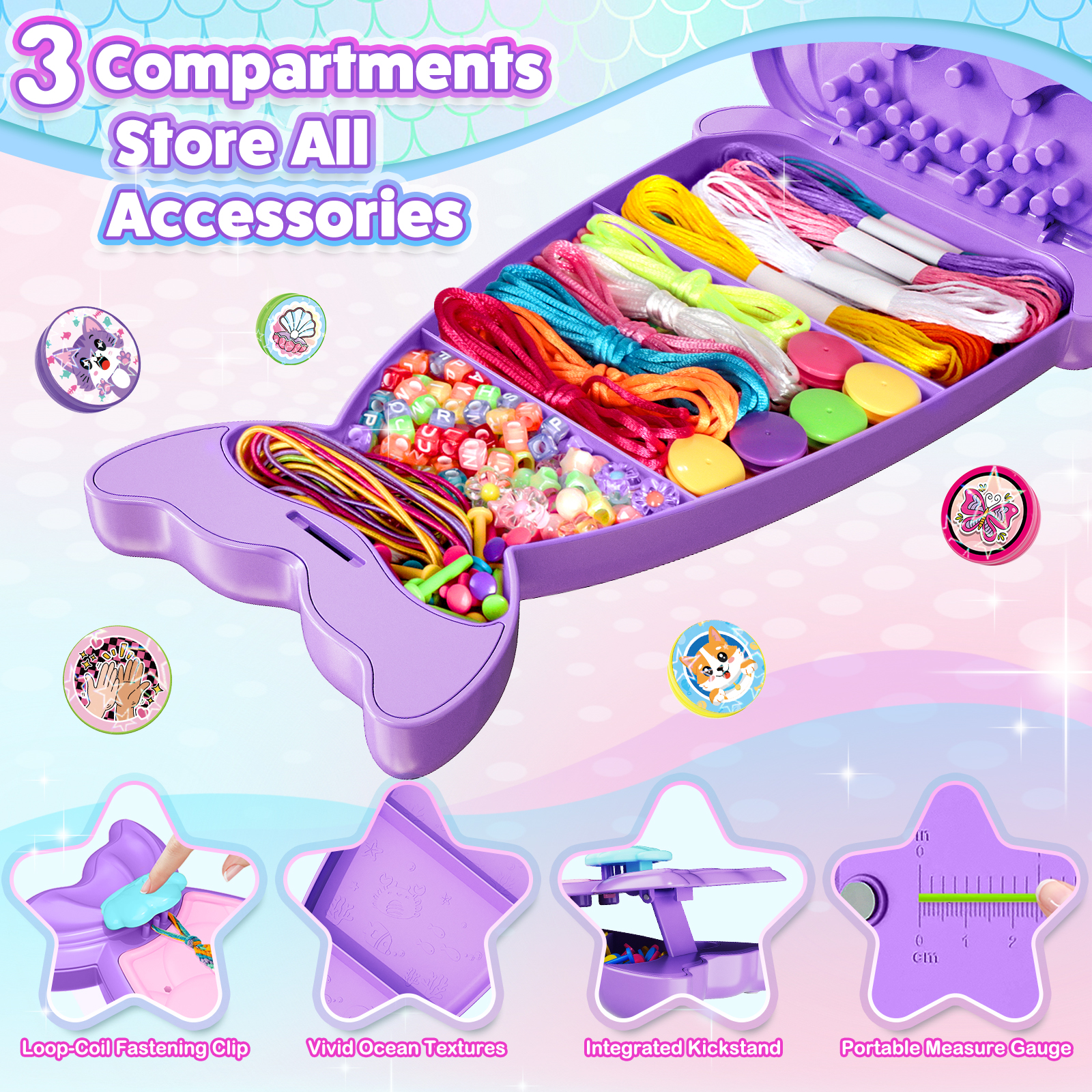 Friendship Bracelet Making Kit - Art Craft Ideas For Kids review and price