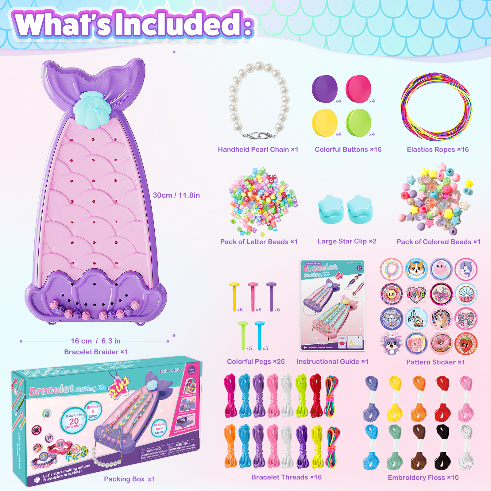 Friendship Bracelet Making Kit - Art Craft Ideas For Kids review and price